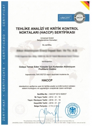 Supplier Quality Certificates