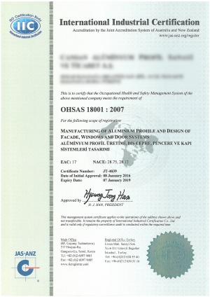 Supplier Quality Certificates