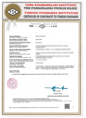 Supplier Quality Certificates