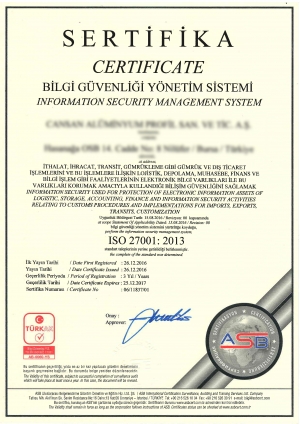 Supplier Quality Certificates